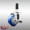Service Caster 3 Inch 316SS Blue Polyurethane Swivel 1-1/8 Inch Expanding Stem Caster Brake SCC-SS316EX20S314-PPUB-BLUE-TLB-118 - alternate 3